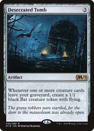 Desecrated Tomb [Core Set 2019] MTG Single Magic: The Gathering  | Multizone: Comics And Games