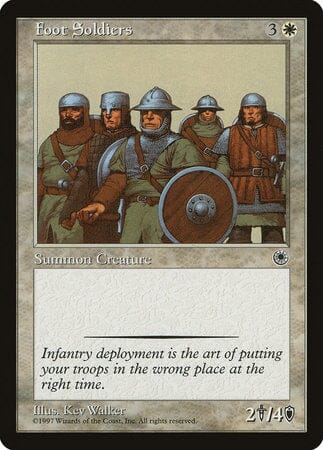 Foot Soldiers [Portal] MTG Single Magic: The Gathering  | Multizone: Comics And Games