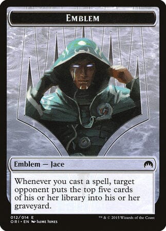 Emblem - Jace, Telepath Unbound [Magic Origins Tokens] MTG Single Magic: The Gathering  | Multizone: Comics And Games