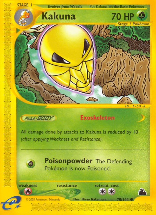 Kakuna (70/144) [Skyridge] Pokemon Single Pokémon  | Multizone: Comics And Games