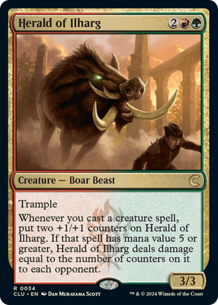 Herald of Ilharg [Ravnica: Clue Edition] MTG Single Magic: The Gathering  | Multizone: Comics And Games