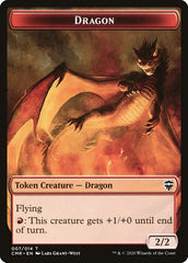 Dragon // Soldier Token [Commander Legends Tokens] MTG Single Magic: The Gathering  | Multizone: Comics And Games