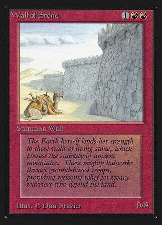 Wall of Stone (CE) [Collectors’ Edition] MTG Single Magic: The Gathering  | Multizone: Comics And Games