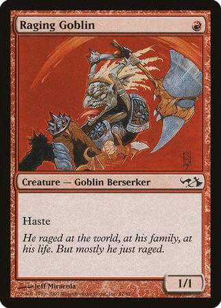 Raging Goblin [Duel Decks: Elves vs. Goblins] MTG Single Magic: The Gathering  | Multizone: Comics And Games