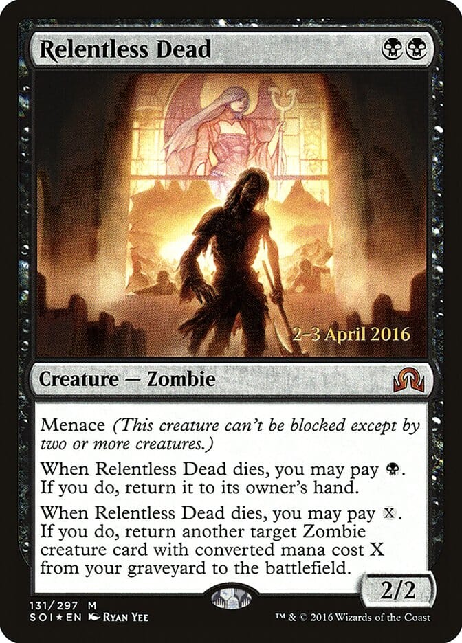 Relentless Dead [Shadows over Innistrad Prerelease Promos] MTG Single Magic: The Gathering  | Multizone: Comics And Games