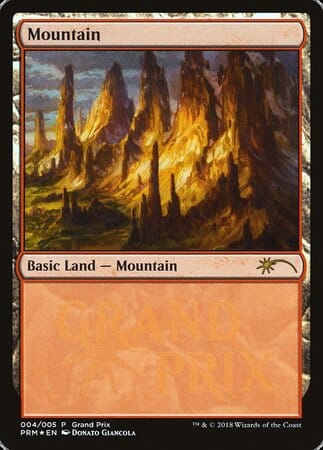 Mountain [Grand Prix Promos] MTG Single Magic: The Gathering  | Multizone: Comics And Games