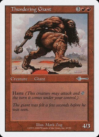 Thundering Giant [Beatdown Box Set] MTG Single Magic: The Gathering  | Multizone: Comics And Games