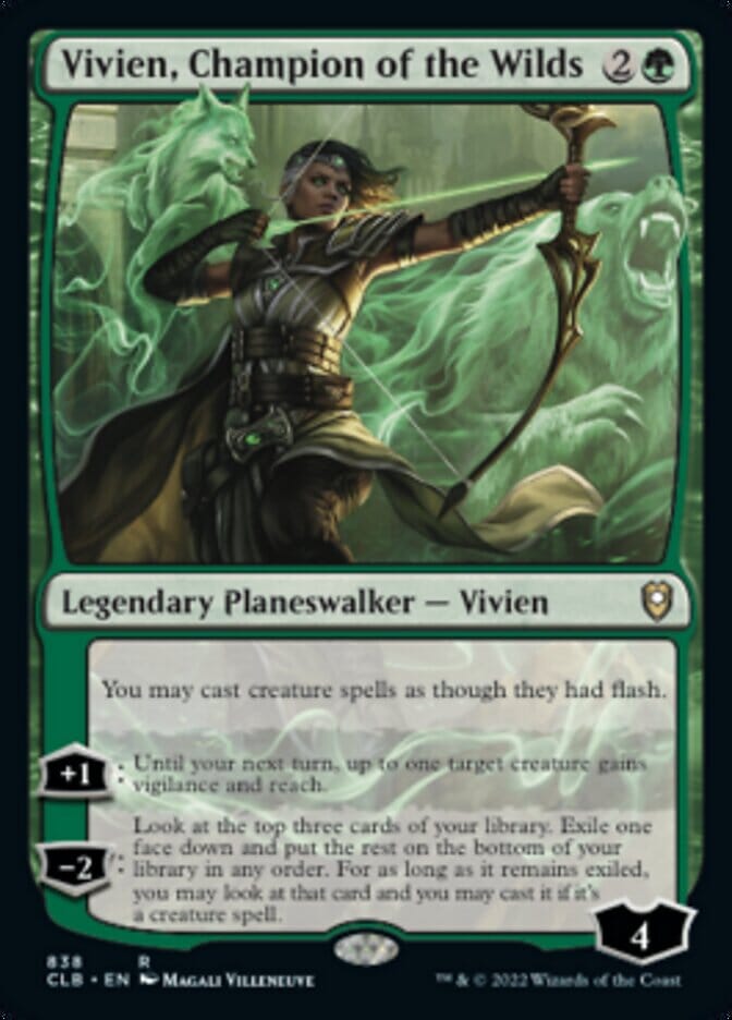 Vivien, Champion of the Wilds [Commander Legends: Battle for Baldur's Gate] MTG Single Magic: The Gathering  | Multizone: Comics And Games
