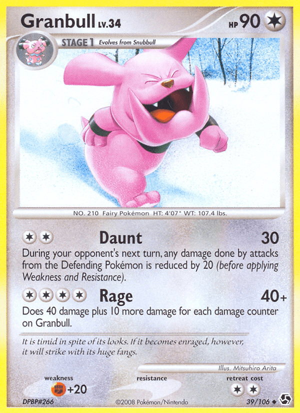 Granbull (39/106) [Diamond & Pearl: Great Encounters] Pokemon Single Pokémon  | Multizone: Comics And Games