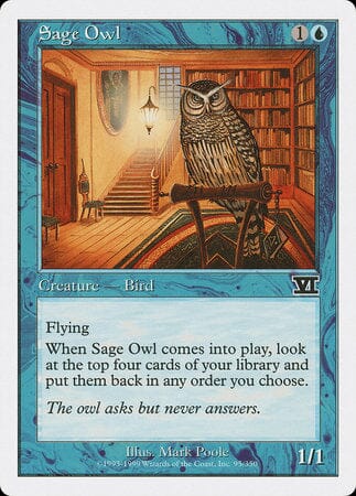 Sage Owl [Classic Sixth Edition] MTG Single Magic: The Gathering  | Multizone: Comics And Games
