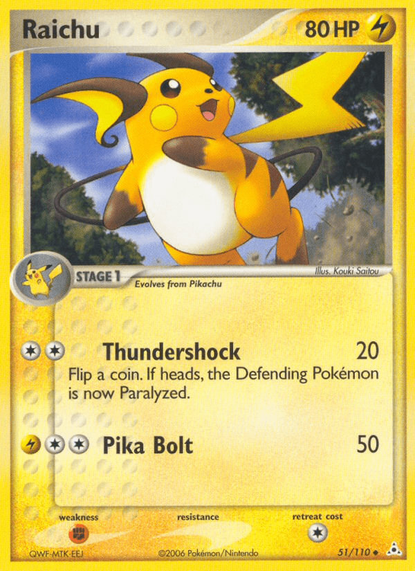Raichu (51/110) [EX: Holon Phantoms] Pokemon Single Pokémon  | Multizone: Comics And Games