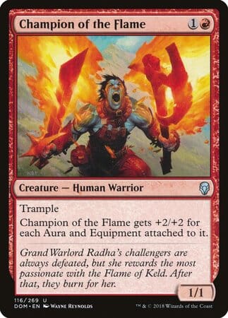 Champion of the Flame [Dominaria] MTG Single Magic: The Gathering  | Multizone: Comics And Games