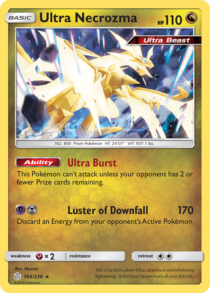 Ultra Necrozma (164/236) [Sun & Moon: Cosmic Eclipse] Pokemon Single Pokémon  | Multizone: Comics And Games