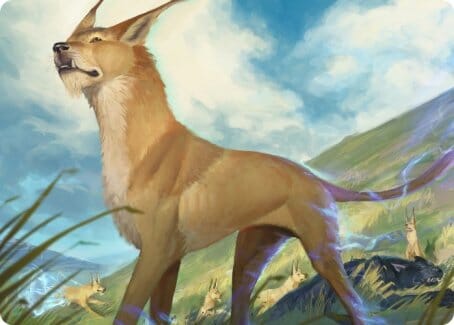 Blink Dog Art Card [Dungeons & Dragons: Adventures in the Forgotten Realms Art Series] MTG Single Magic: The Gathering  | Multizone: Comics And Games