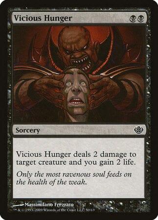 Vicious Hunger [Duel Decks: Garruk vs. Liliana] MTG Single Magic: The Gathering  | Multizone: Comics And Games