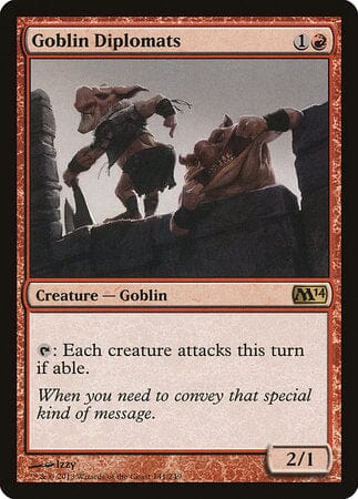 Goblin Diplomats [Magic 2014] MTG Single Magic: The Gathering  | Multizone: Comics And Games