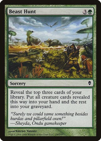 Beast Hunt [Zendikar] MTG Single Magic: The Gathering  | Multizone: Comics And Games