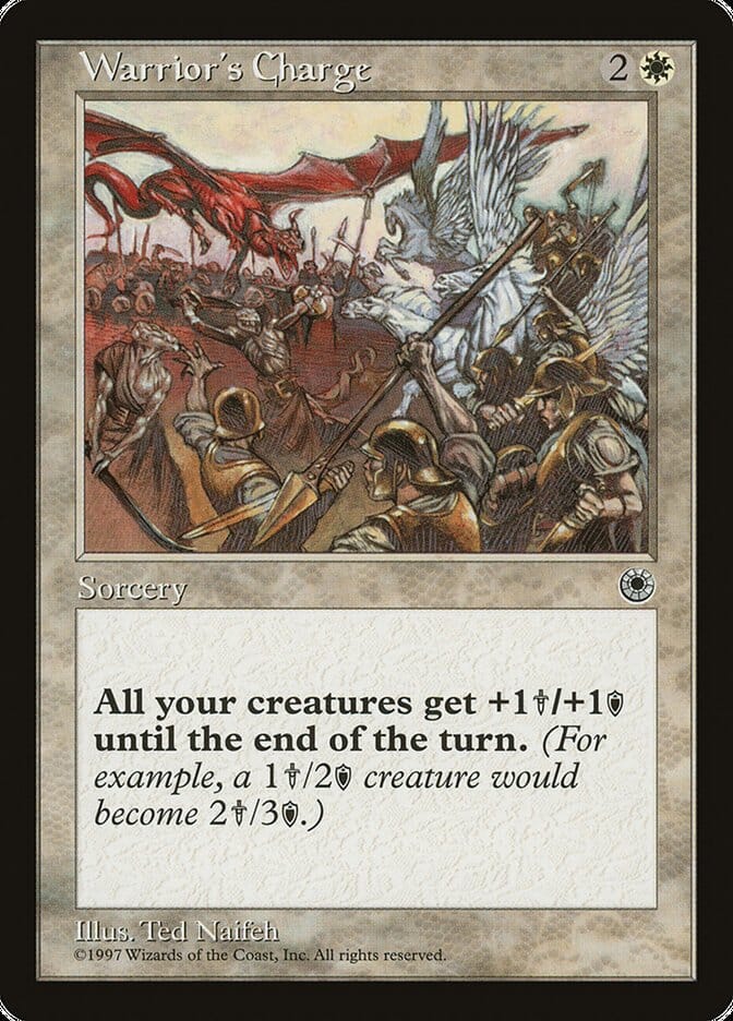 Warrior's Charge (No Flavor Text) [Portal] MTG Single Magic: The Gathering  | Multizone: Comics And Games