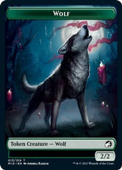 Centaur // Wolf Double-Sided Token [Innistrad: Midnight Hunt Commander Tokens] MTG Single Magic: The Gathering  | Multizone: Comics And Games