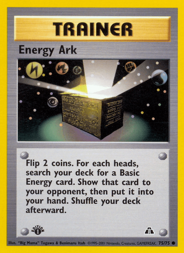 Energy Ark (75/75) [Neo Discovery 1st Edition] Pokemon Single Pokémon  | Multizone: Comics And Games