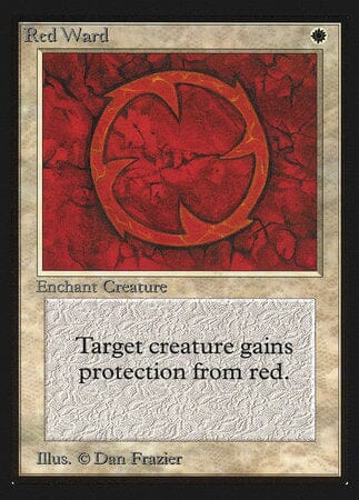 Red Ward (IE) [Intl. Collectors’ Edition] MTG Single Magic: The Gathering  | Multizone: Comics And Games