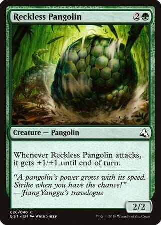 Reckless Pangolin [Global Series Jiang Yanggu & Mu Yanling] MTG Single Magic: The Gathering  | Multizone: Comics And Games