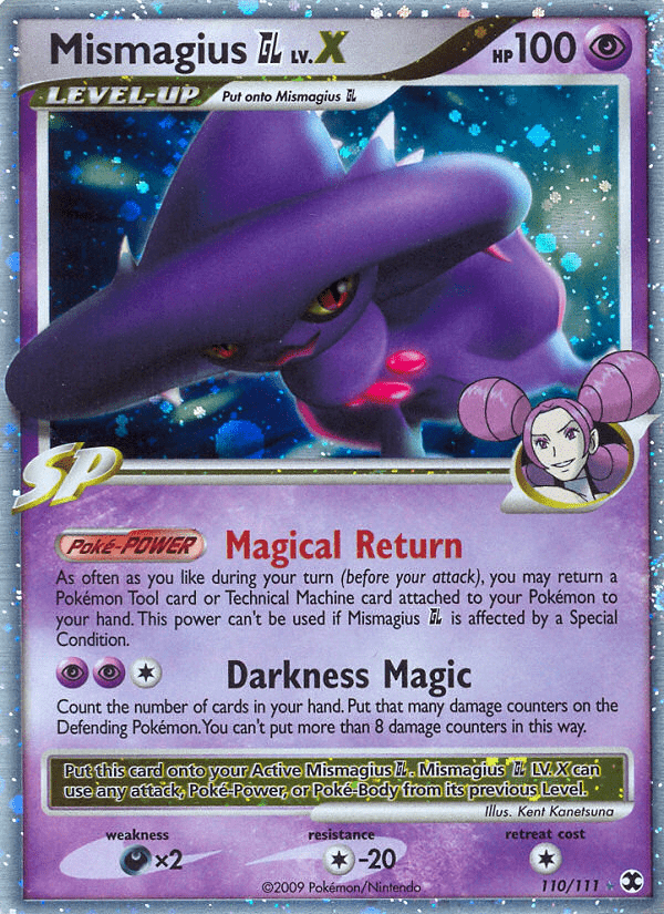 Mismagius GL LV.X (110/111) [Platinum: Rising Rivals] Pokemon Single Pokémon  | Multizone: Comics And Games