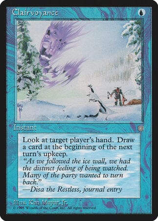 Clairvoyance [Ice Age] MTG Single Magic: The Gathering  | Multizone: Comics And Games