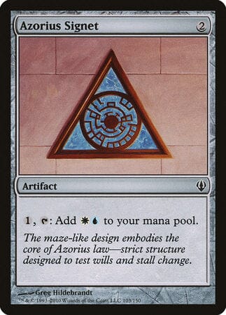 Azorius Signet [Archenemy] MTG Single Magic: The Gathering  | Multizone: Comics And Games