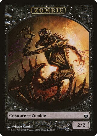 Zombie Token [Mirrodin Besieged Tokens] MTG Single Magic: The Gathering  | Multizone: Comics And Games