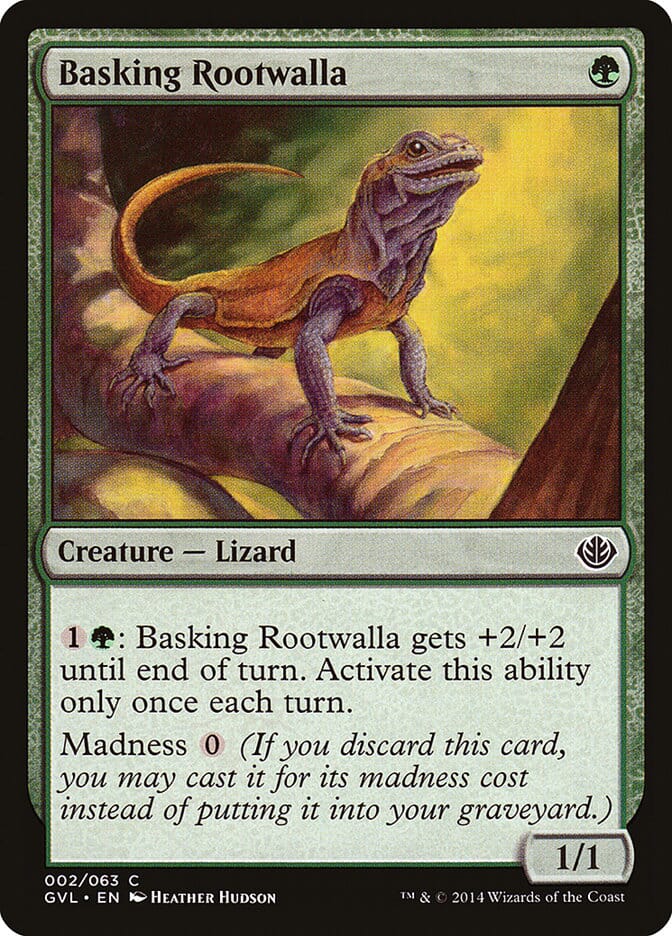 Basking Rootwalla (Garruk vs. Liliana) [Duel Decks Anthology] MTG Single Magic: The Gathering  | Multizone: Comics And Games
