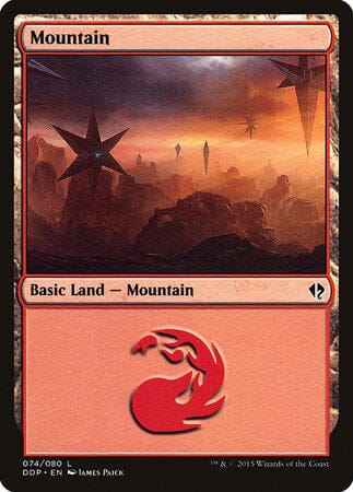 Mountain (74) [Duel Decks: Zendikar vs. Eldrazi] MTG Single Magic: The Gathering  | Multizone: Comics And Games
