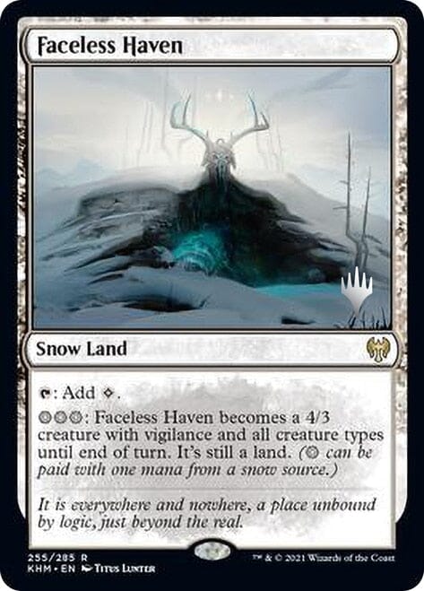 Faceless Haven [Kaldheim Promo Pack] MTG Single Magic: The Gathering  | Multizone: Comics And Games