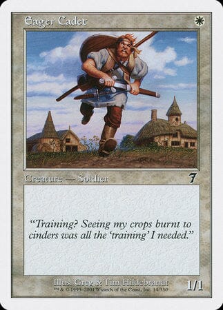 Eager Cadet [Seventh Edition] MTG Single Magic: The Gathering  | Multizone: Comics And Games