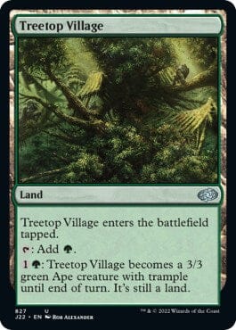 Treetop Village [Jumpstart 2022] MTG Single Magic: The Gathering  | Multizone: Comics And Games