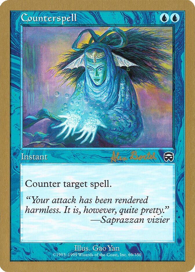 Counterspell (Alex Borteh) (MMQ) [World Championship Decks 2001] MTG Single Magic: The Gathering  | Multizone: Comics And Games