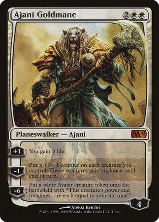 Ajani Goldmane [Magic 2010] MTG Single Magic: The Gathering  | Multizone: Comics And Games