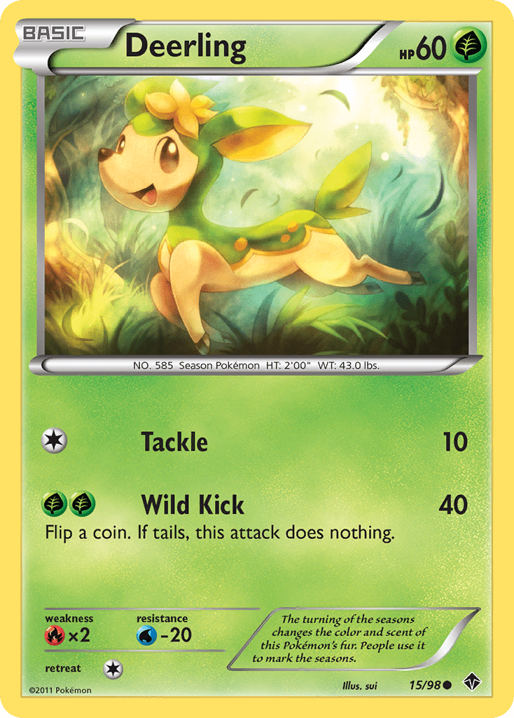 Deerling (15/98) [Black & White: Emerging Powers] Pokemon Single Pokémon  | Multizone: Comics And Games