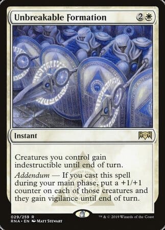 Unbreakable Formation [Ravnica Allegiance] MTG Single Magic: The Gathering  | Multizone: Comics And Games