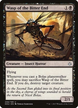 Wasp of the Bitter End [Hour of Devastation] MTG Single Magic: The Gathering  | Multizone: Comics And Games