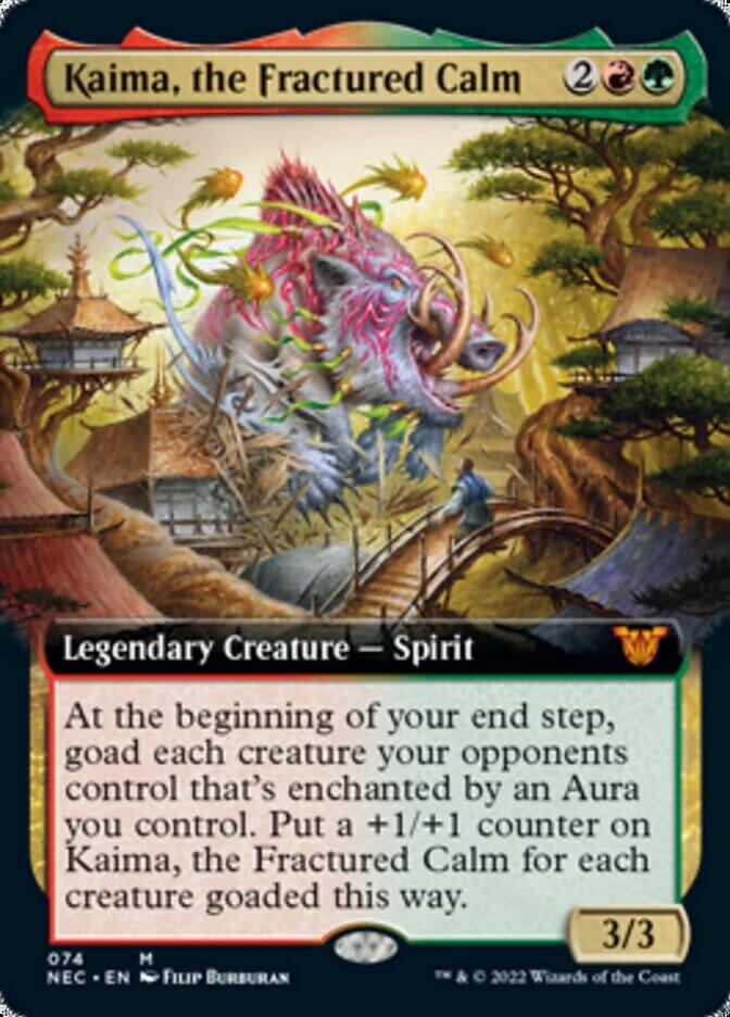 Kaima, the Fractured Calm (Extended) [Kamigawa: Neon Dynasty Commander] MTG Single Magic: The Gathering  | Multizone: Comics And Games