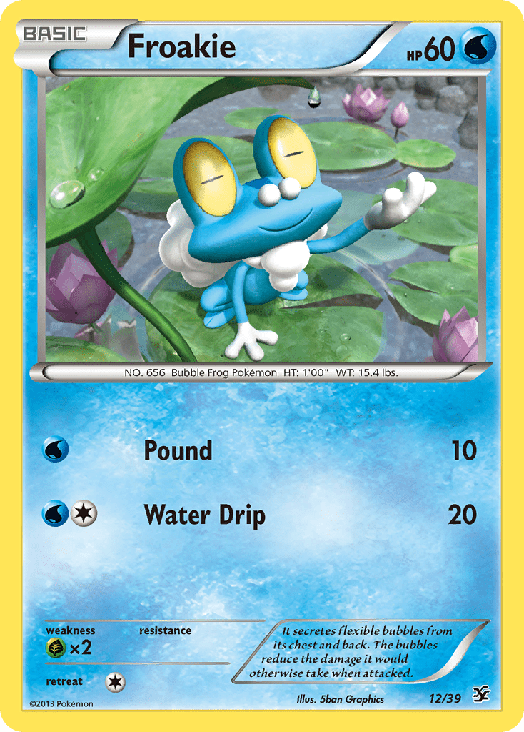 Froakie (12/39) [XY: Kalos Starter Set] Pokemon Single Pokémon  | Multizone: Comics And Games