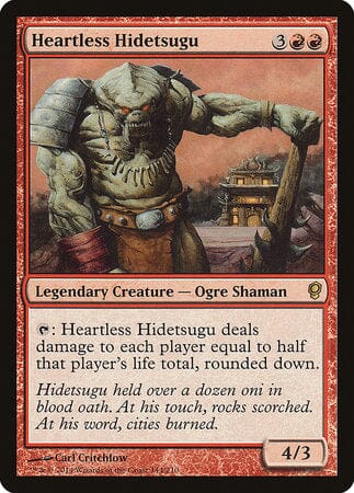 Heartless Hidetsugu [Conspiracy] MTG Single Magic: The Gathering  | Multizone: Comics And Games