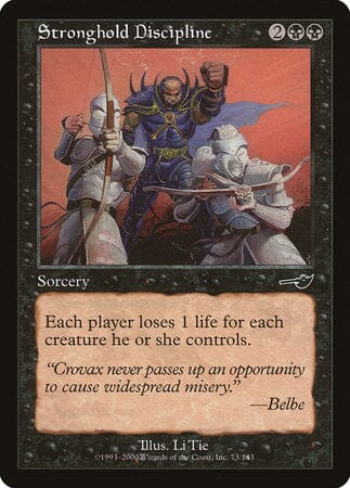 Stronghold Discipline [Nemesis] MTG Single Magic: The Gathering  | Multizone: Comics And Games