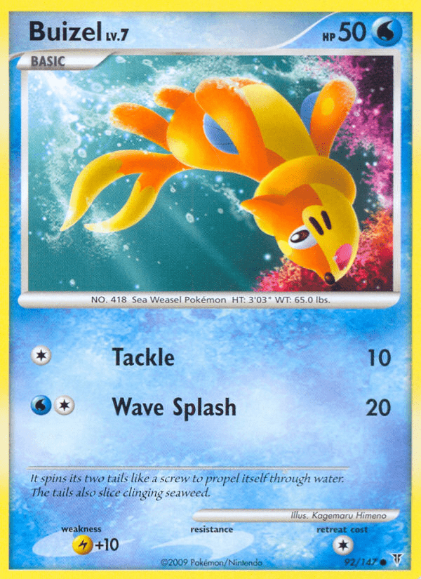 Buizel (92/147) [Platinum: Supreme Victors] Pokemon Single Pokémon  | Multizone: Comics And Games