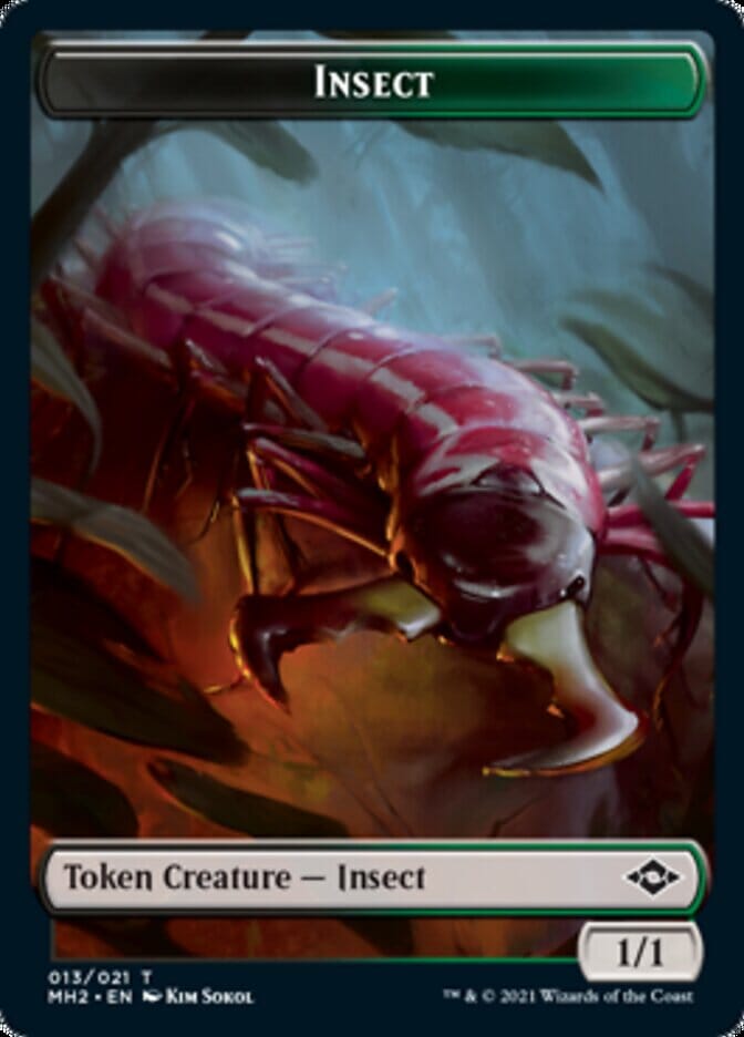 Insect Token [Modern Horizons 2 Tokens] MTG Single Magic: The Gathering  | Multizone: Comics And Games