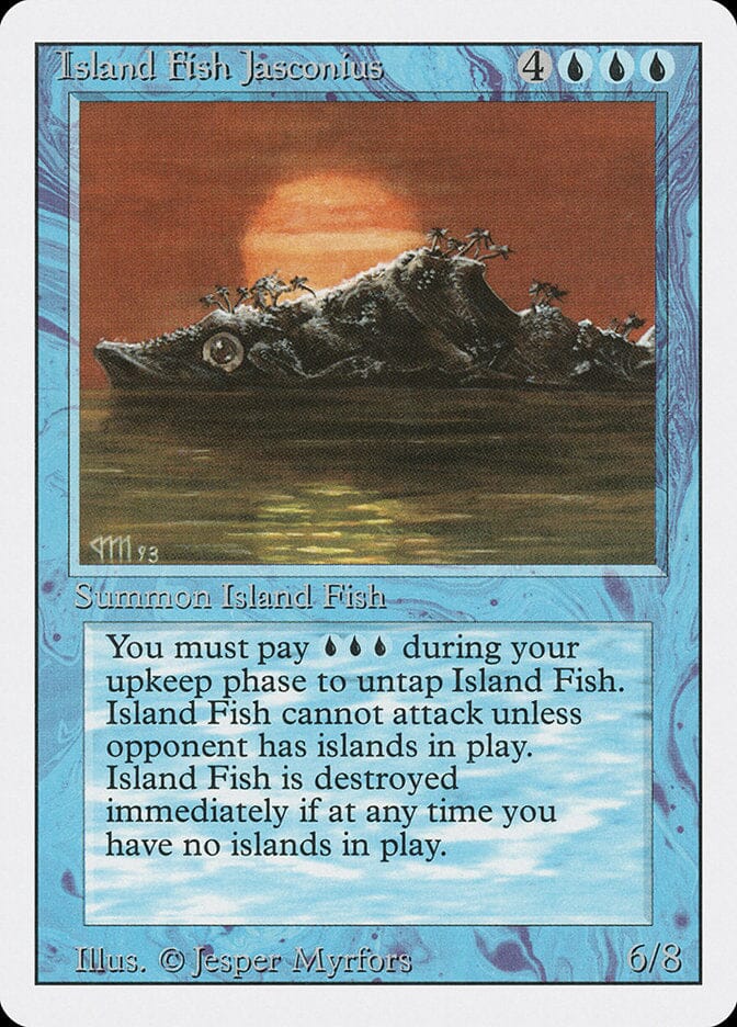 Island Fish Jasconius [Revised Edition] MTG Single Magic: The Gathering  | Multizone: Comics And Games