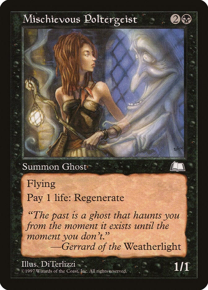 Mischievous Poltergeist [Weatherlight] MTG Single Magic: The Gathering  | Multizone: Comics And Games