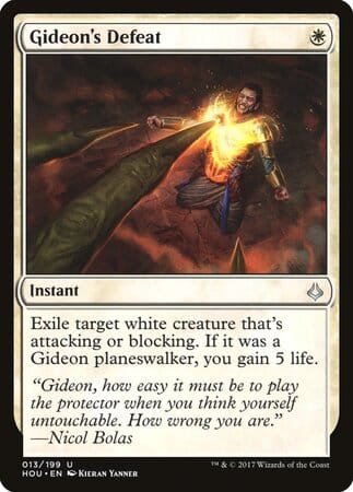 Gideon's Defeat [Hour of Devastation] MTG Single Magic: The Gathering  | Multizone: Comics And Games