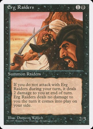 Erg Raiders [Fourth Edition] MTG Single Magic: The Gathering  | Multizone: Comics And Games